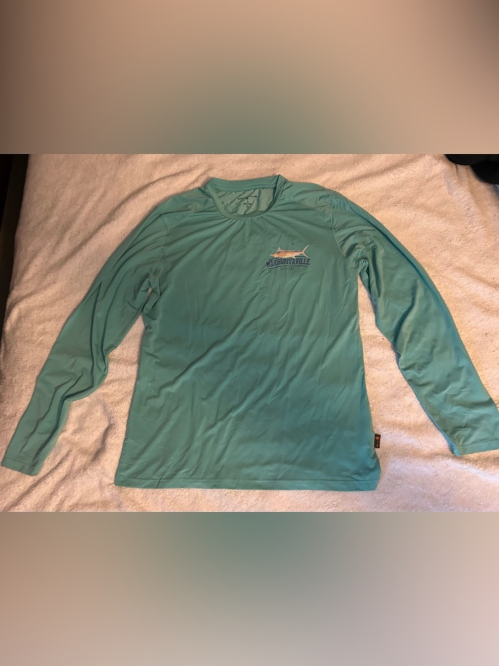 Margaritaville Aqua Long Sleeve Performance Tee